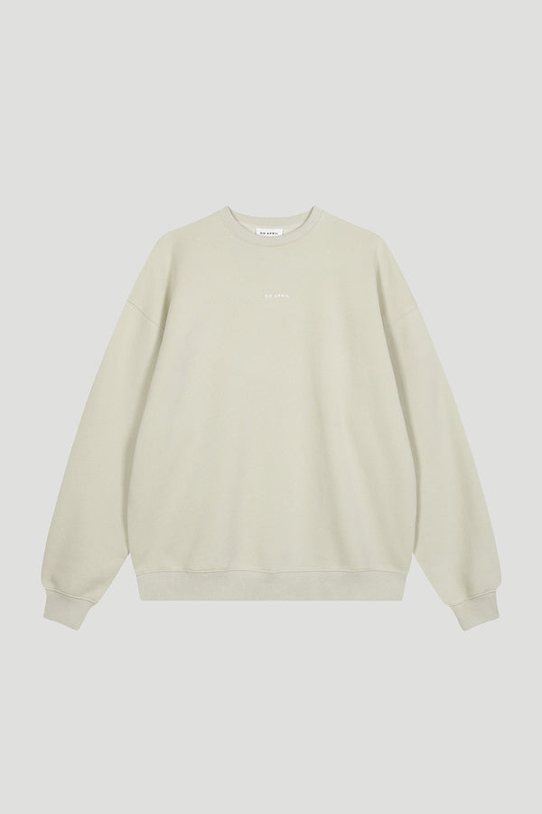 oh april Oversized Sweater Soft Green