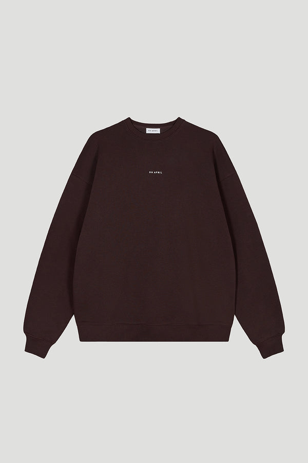 Oh April Oversized Sweater Truffle