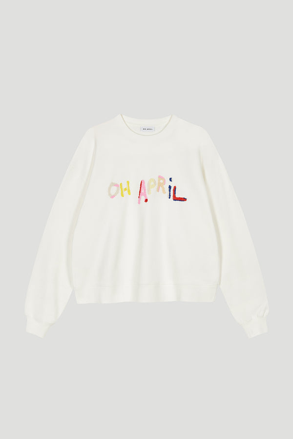 oh april Oversized Sweater Varied OH APRIL Pearl