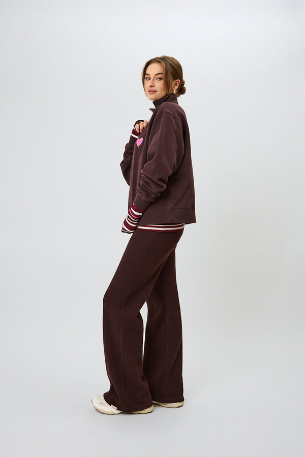 oh april Pauli Half-Zip Truffle