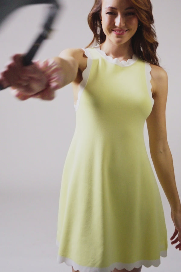 Oh April Pirus Dress Lemon