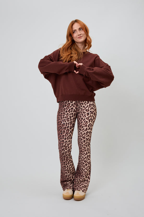 Oh April Regular Sweater Mental Health Brown