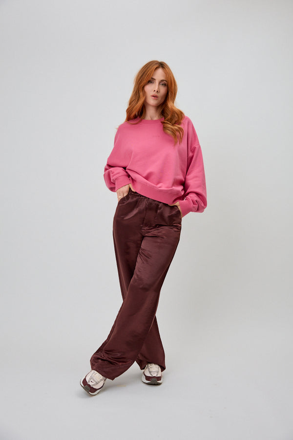 Oh April Regular Sweater Mental Health Pink
