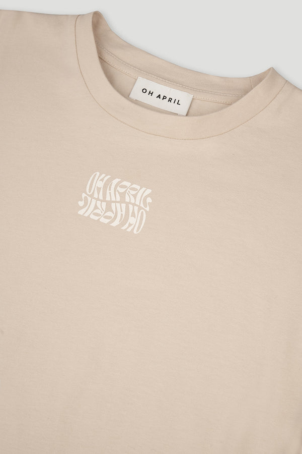 Oh April Riah Drawstring Shirt Cappuccino