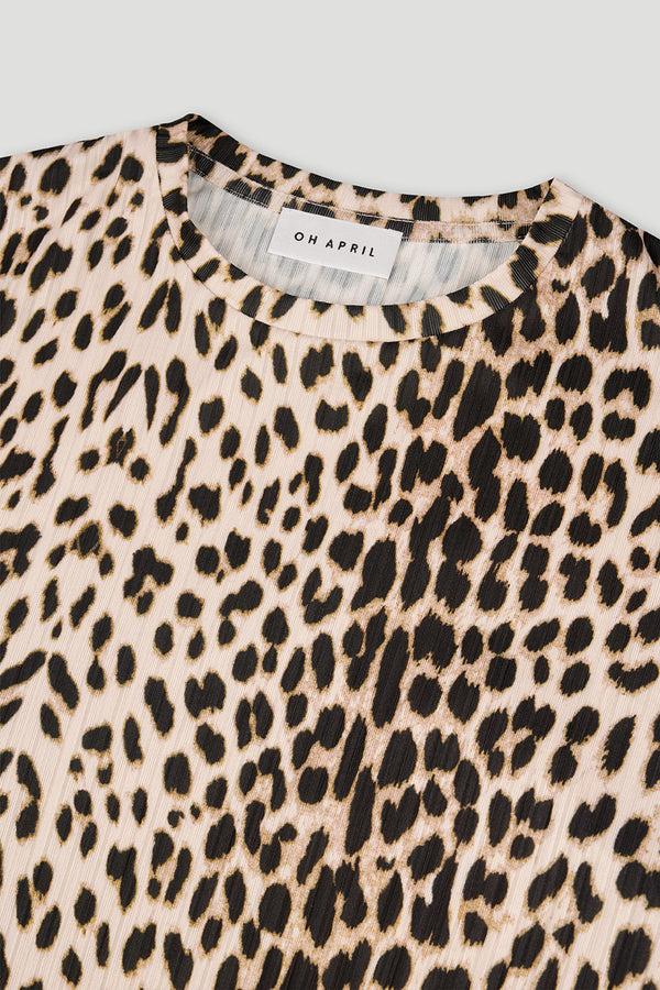 Oh April Rory Plissee Dress Leo