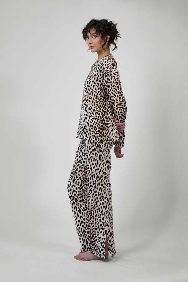 Oh April Rosie Slit Pants Leo