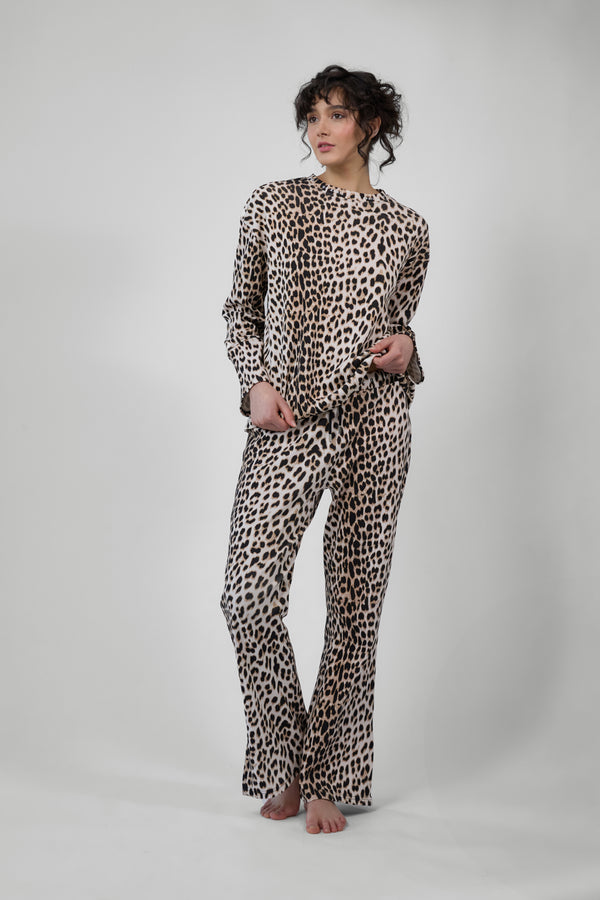 oh april Rosie Slit Pants Leo