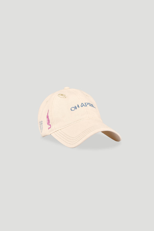 oh april Scribble Cap Vanilla