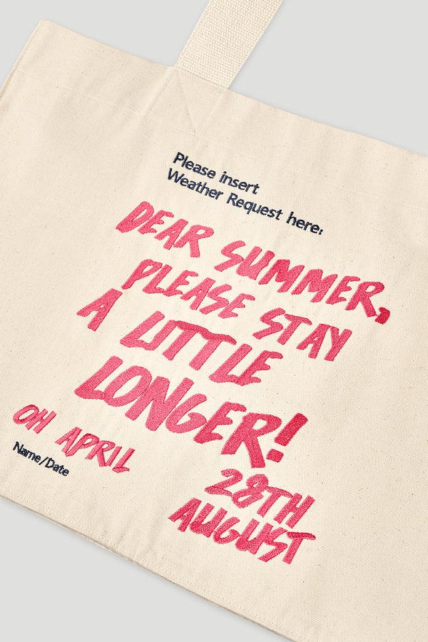 Oh April Shopper Dear Summer Short Off White