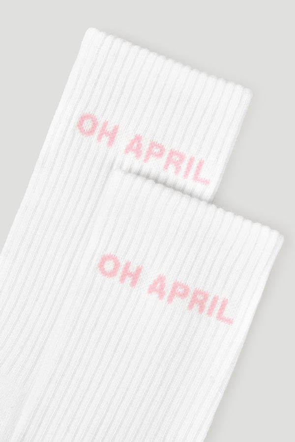 Oh April Steffi Socks OH APRIL Soft Blush
