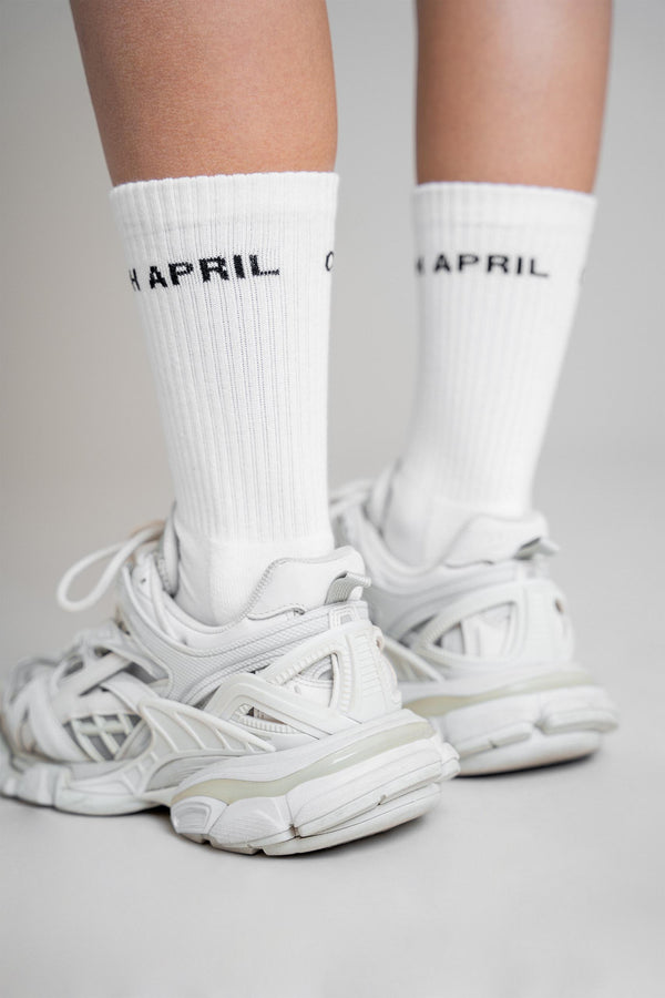 Oh April Steffi Socks OH APRIL White