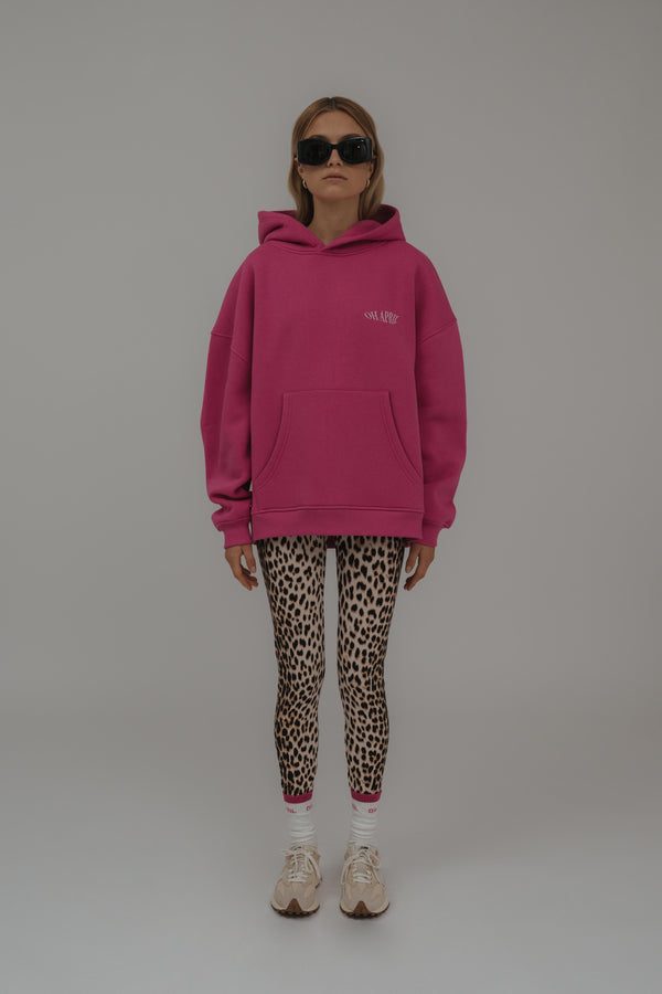 Oh April Steffi Socks OH APRIL White/Dark Pink