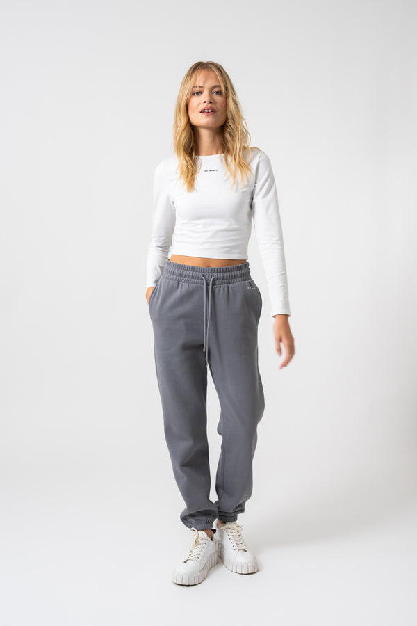 Oh April Sweat Jogger Dark Grey