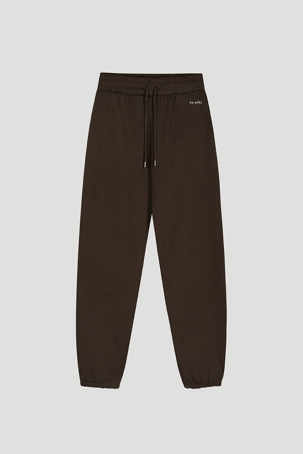 oh april Sweat Jogger Deep Brown