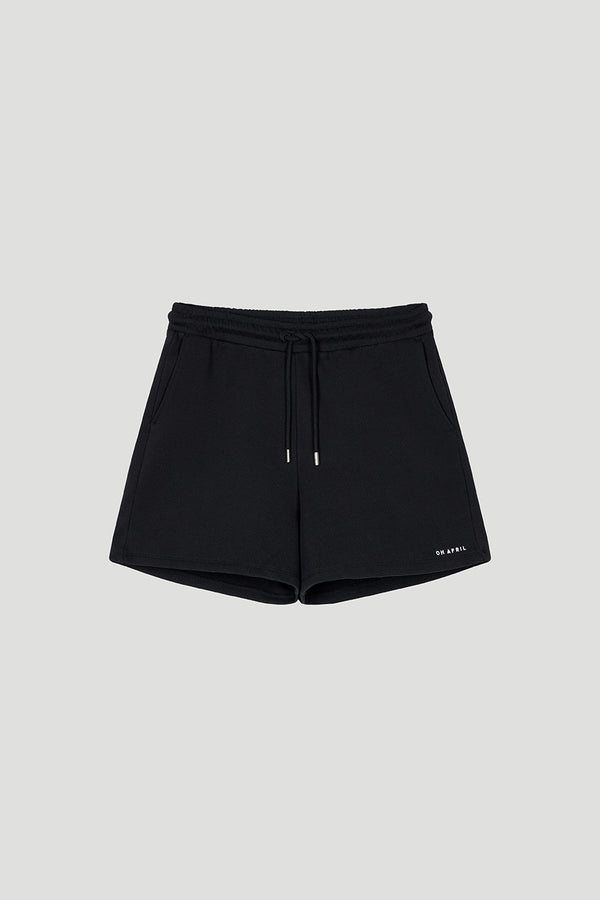 oh april Sweat Shorts Black