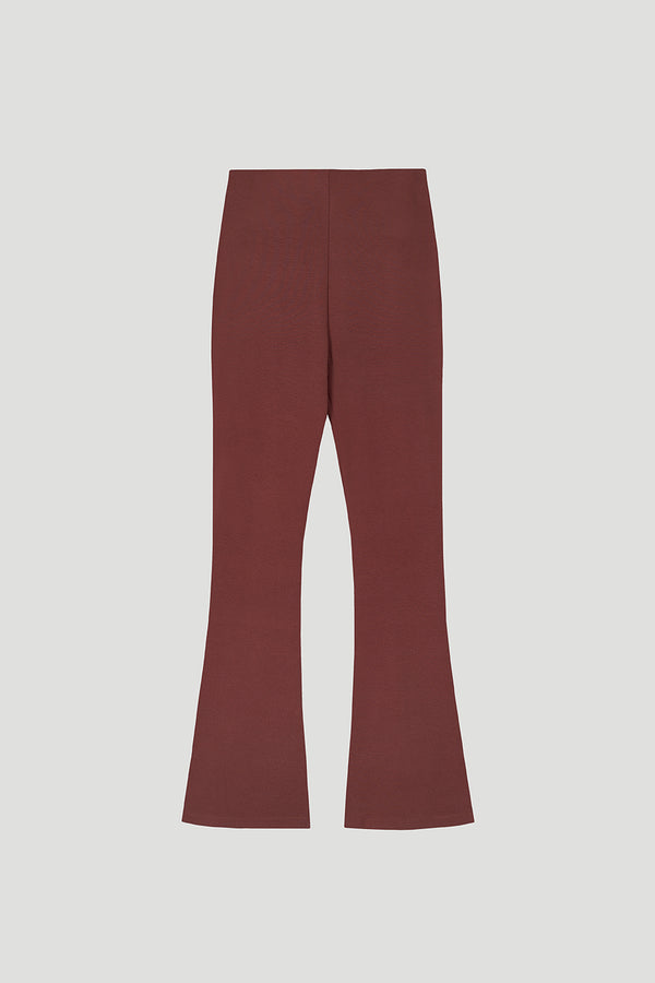 Oh April Tia Bootcut Leggings Cherrywood