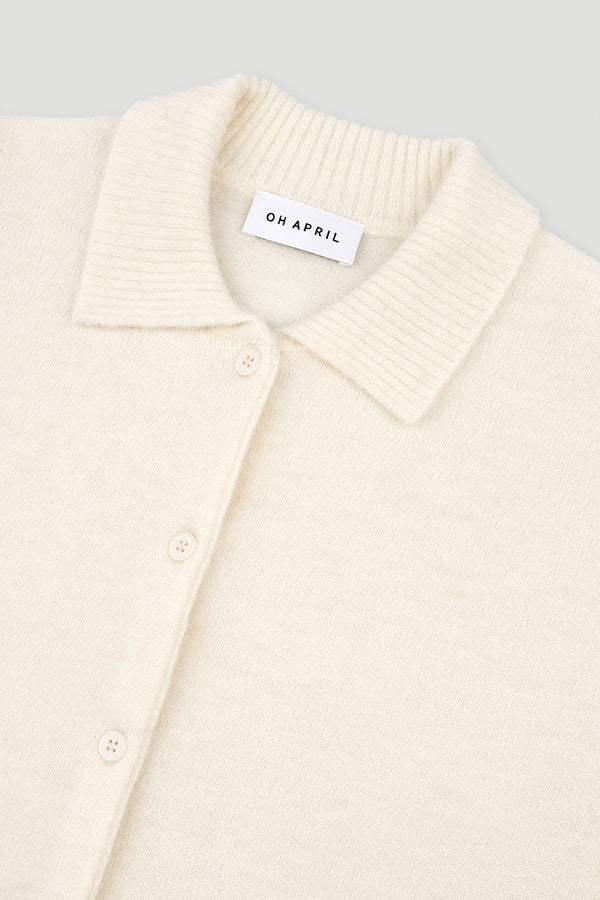 Oh April Vina Tee Cardigan Soft Sand