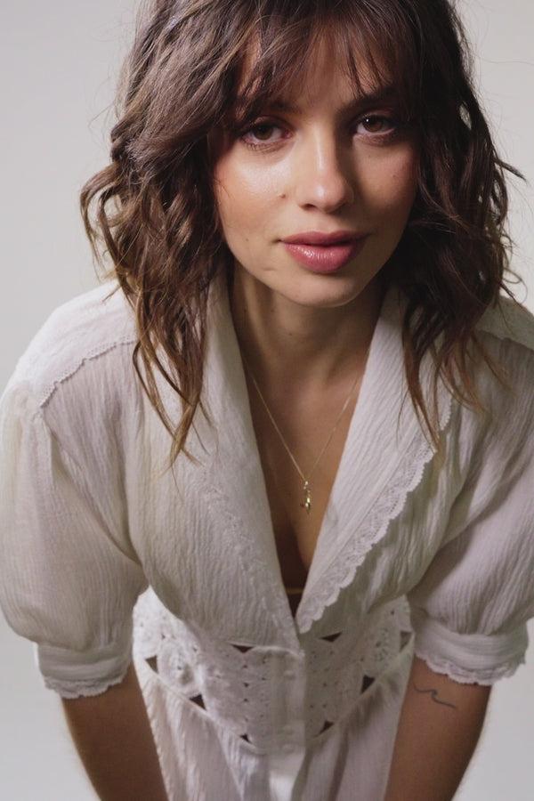 Oh April Westley Dress Off White