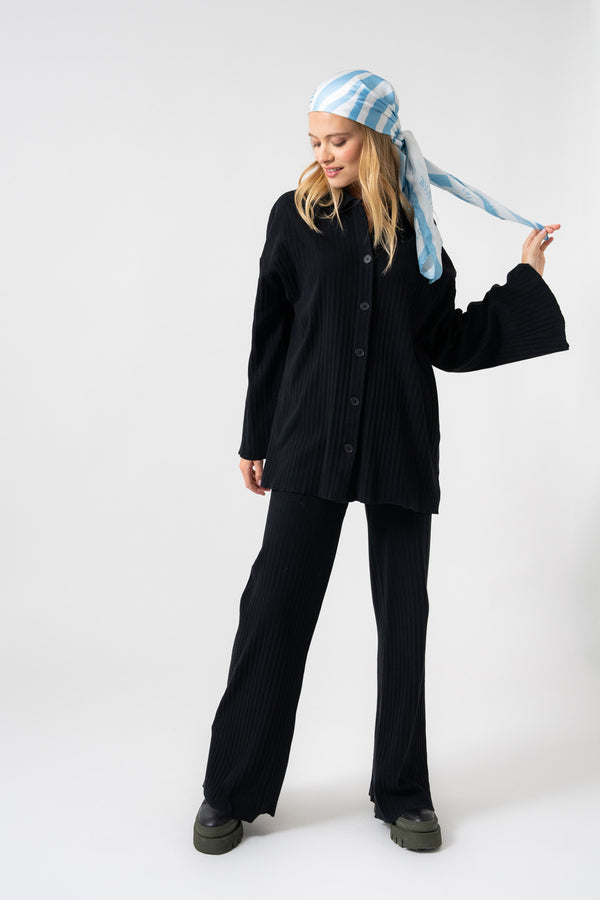 Oh April Zebra Scarf Blue Zebra