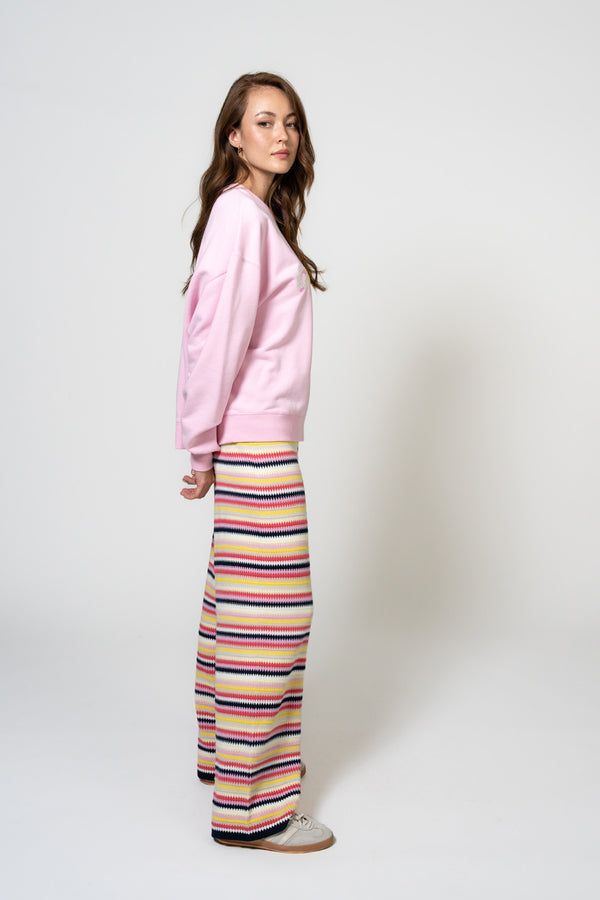 Oh April Oversized Sweater Varied OH APRIL Soft Blush