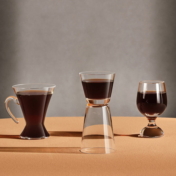 Ok Design Addict Set Of 2 Espresso Glasses