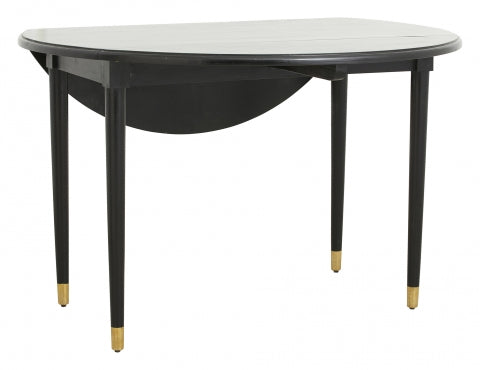 Ok Design AHR Round Table Folding Black Wood