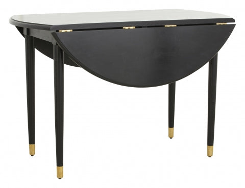 Ok Design AHR Round Table Folding Black Wood