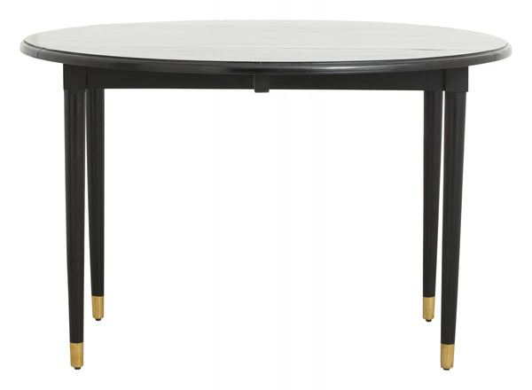 ok design AHR round table folding black wood