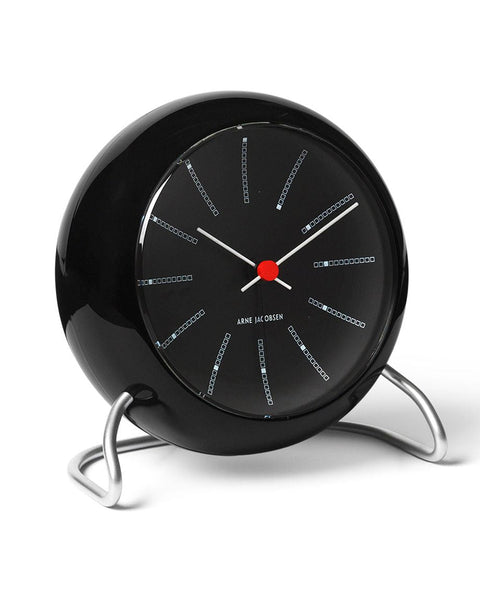 Ok Design Bankers Table Clock Ø11 Cm Black
