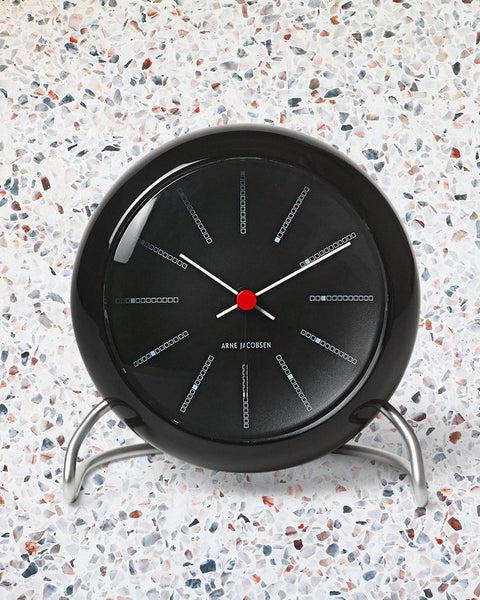 Ok Design Bankers Table Clock Ø11 Cm Black