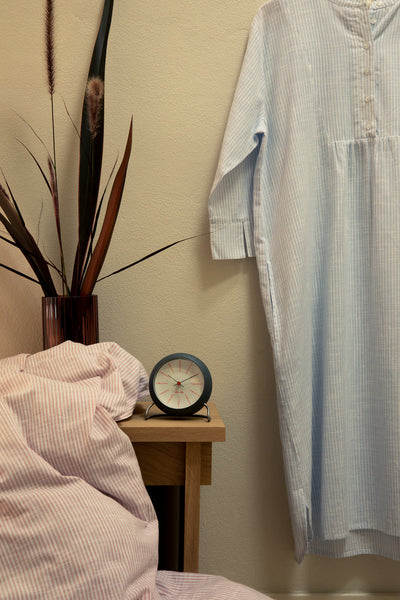 Ok Design Bankers Table Clock Ø11 Cm Dark Grey