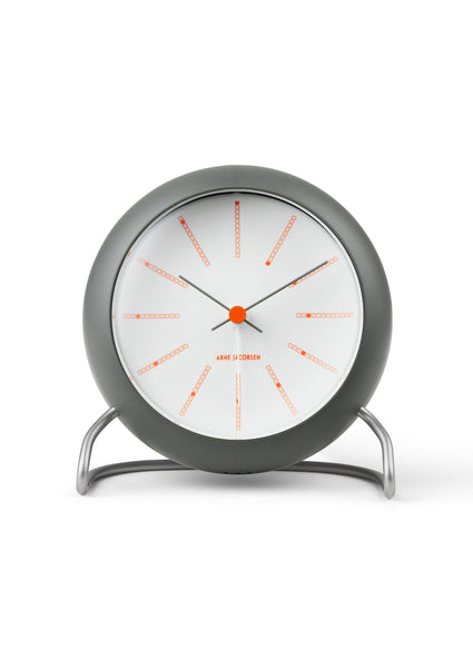 ok design Bankers table clock Ø11 cm dark grey