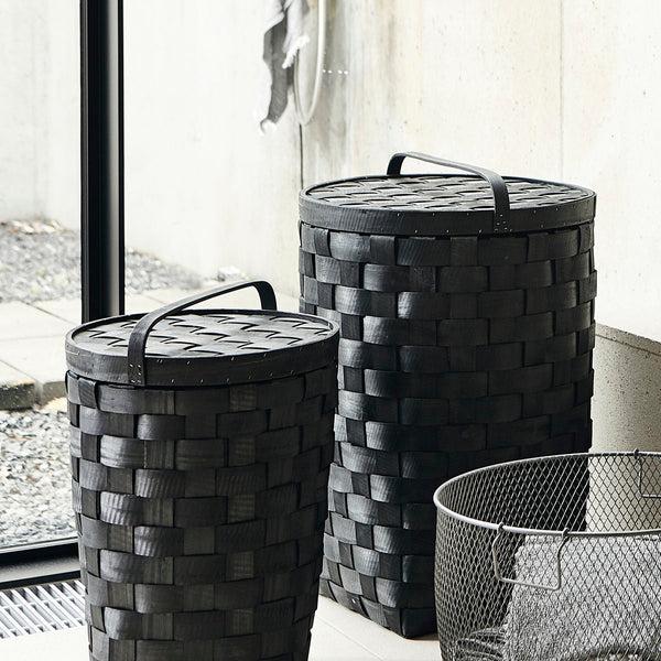 Ok Design Basket W. Lid Edition Natural