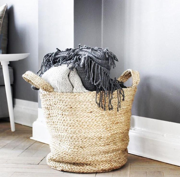 Ok Design Basket With Handles