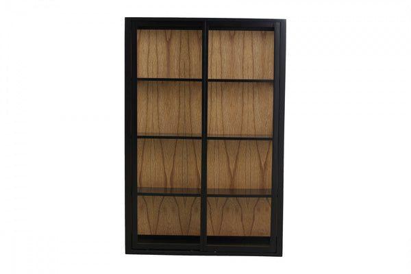 ok design BEI wall cabinet sliding doors black