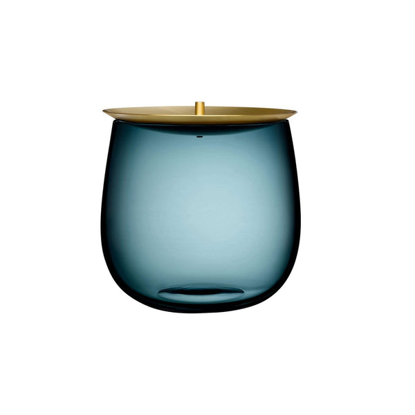 ok design Beret Storage Box Large with Brass Lid