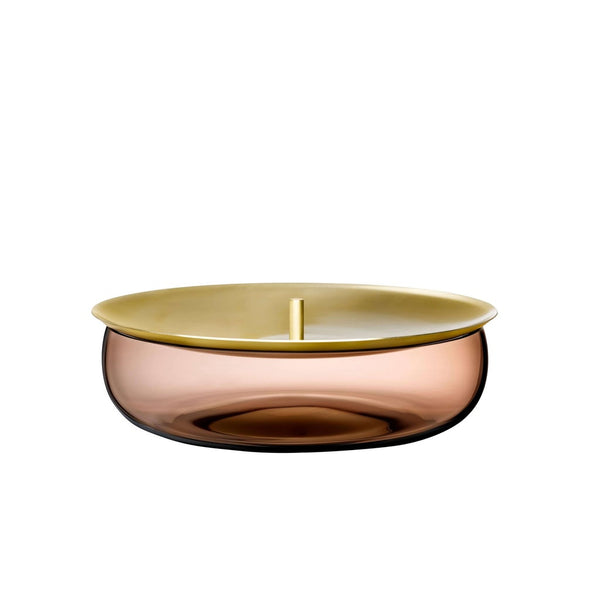 ok design Beret Storage Box Medium with Brass Lid