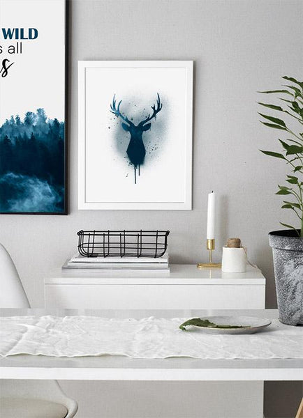 Ok Design Blue Dear - Poster