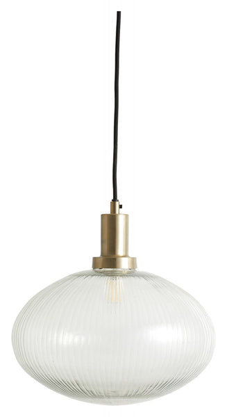 ok design BONA lamp clear glass w/grooves