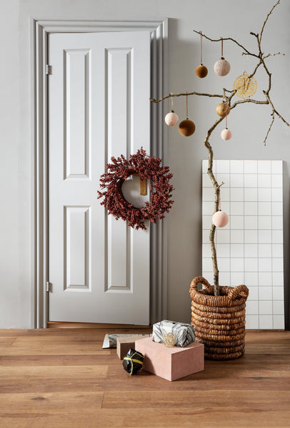 Ok Design BOX Set/3 Rose Suede Leather