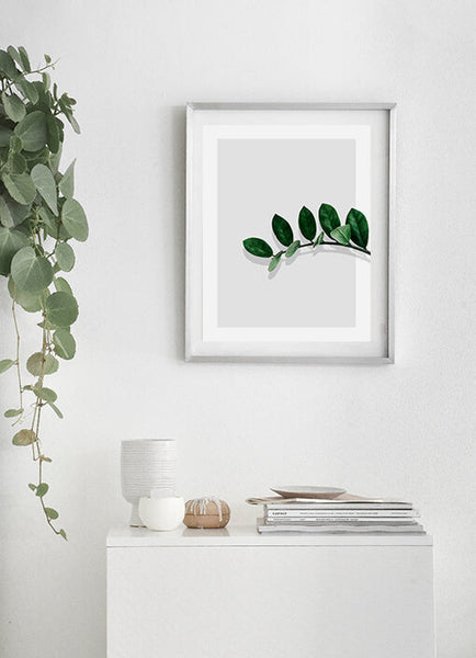 Ok Design Branch Of Leaves Poster