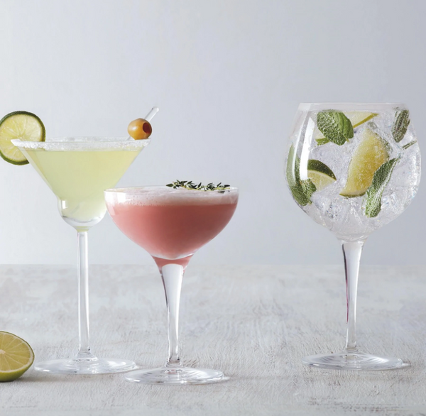 ok design Cheers Gift set of 6 Festive Glasses