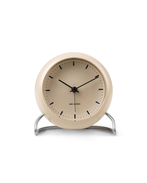 ok design City Hall table clock Ø11 cm Sandy Beige