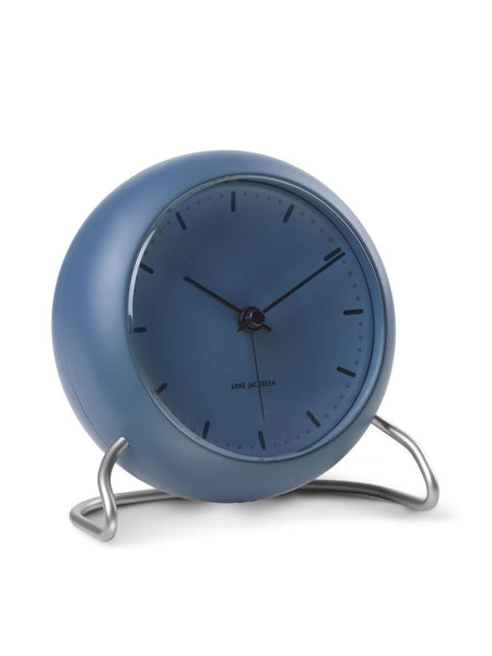 Ok Design City Hall Table Clock Ø11 Cm Stone Blue