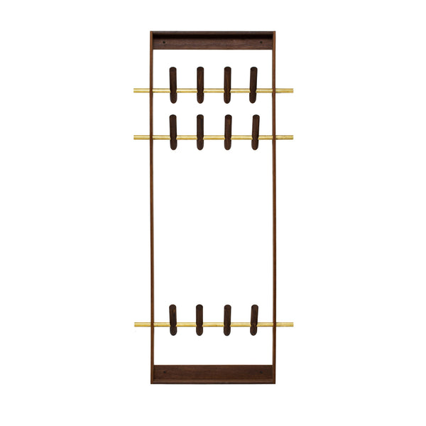 ok design Coat Frame Smoked Oak Brass