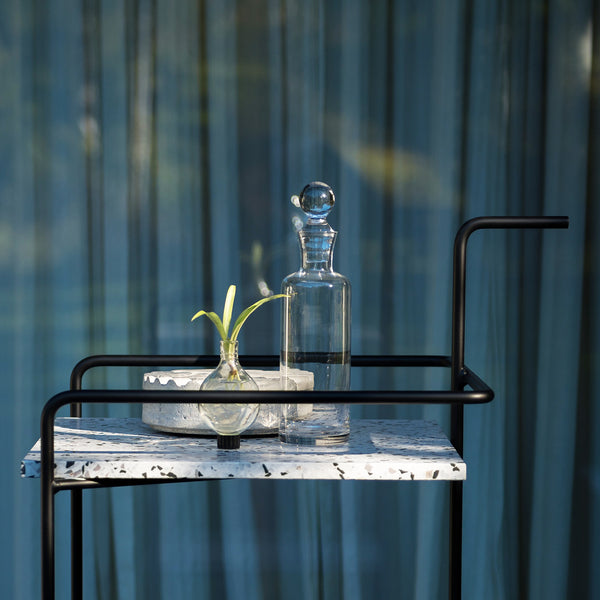 Ok Design Confetti Trolley Black + Black N' White