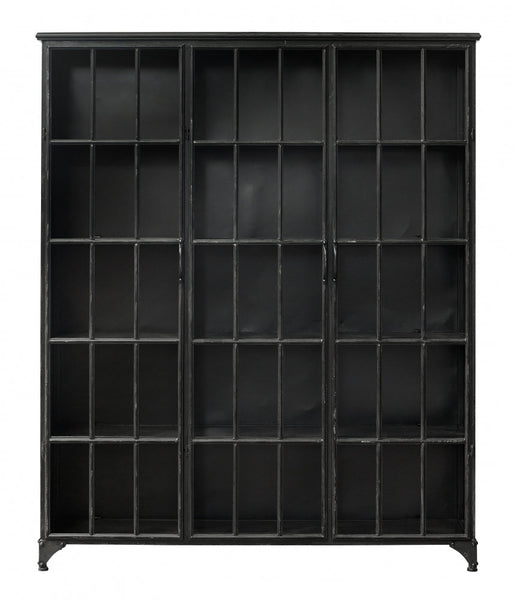 ok design DOWNTOWN cabinet 3 doors black