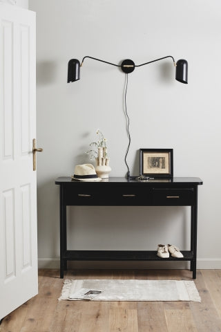 Ok Design ERIS Wall Lamp 2 Arms Black