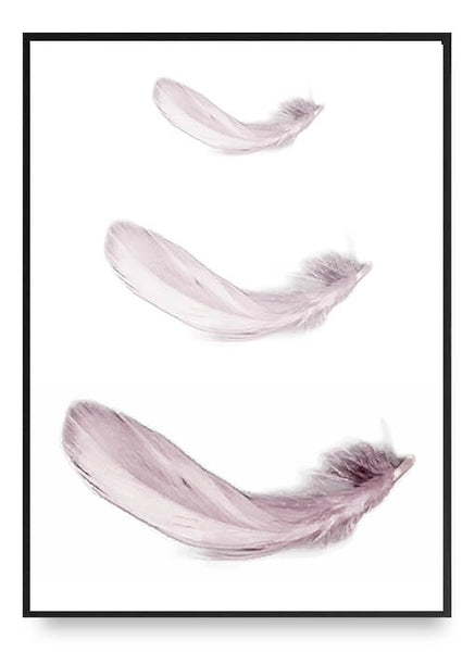 ok design Falling Feather Poster