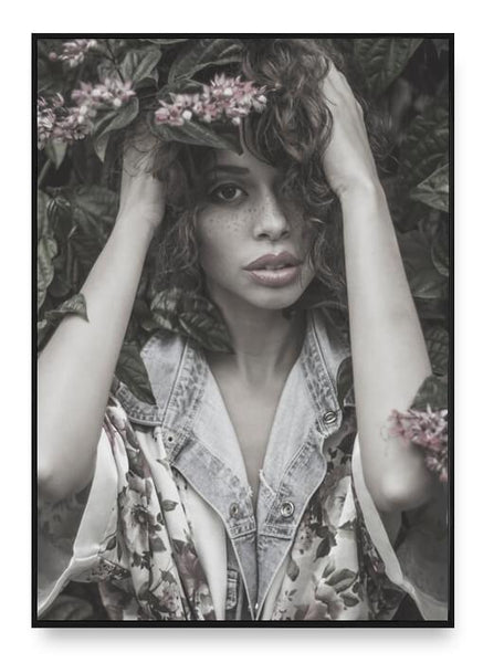 ok design Flowers In My Hair Poster